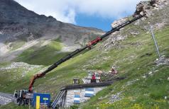 Kran Einsatz Großglockner